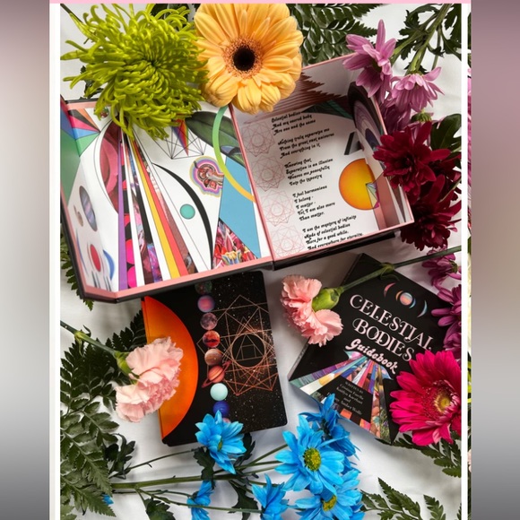 CELESTIAL BODIES ORACLE DECK w/ LEARNING TOOL + GUIDEBOOK (ALTAR SIZE) - Picture 16 of 16